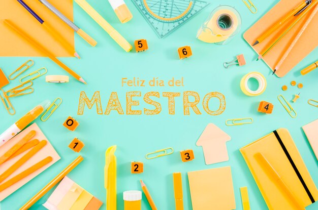 Feliz dia dos professores em espanhol