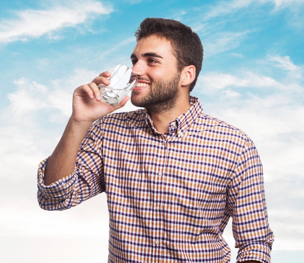 Foto grátis feliz nutrição humana alegre refresco