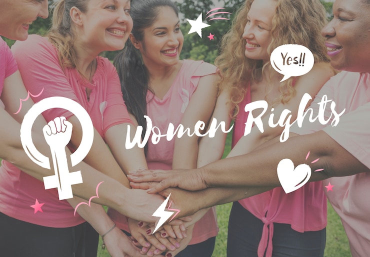 Foto grátis feminismo, igualdade, confiança, mulheres, certas