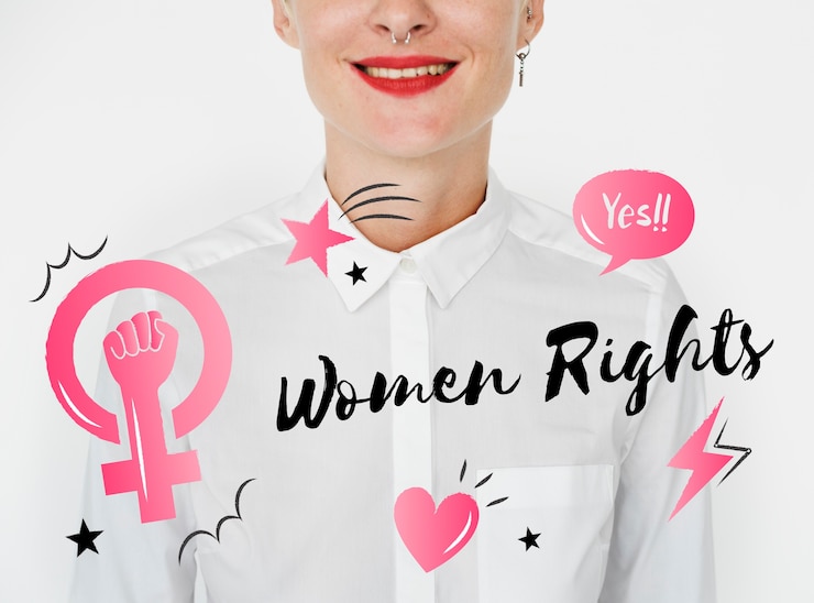 Foto grátis feminismo, igualdade, confiança, mulheres, certas