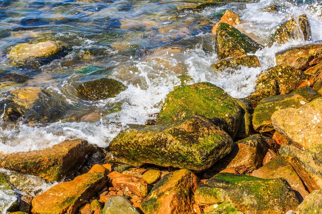 Férias, onda, areia, viagem, azul, mar