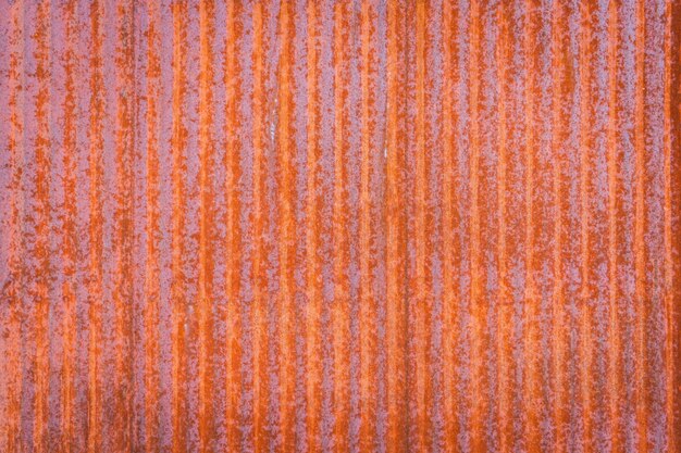Ferro fundo da oxidação superficial (imagem processada do vintage filtrada