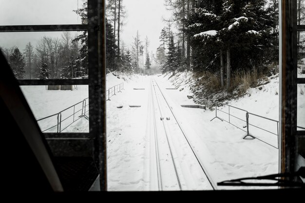 Ferrovia e inverno