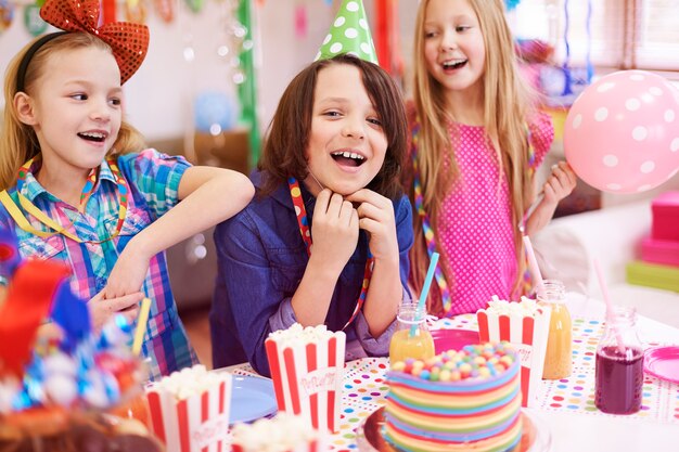 Festa de aniversário só com os melhores amigos