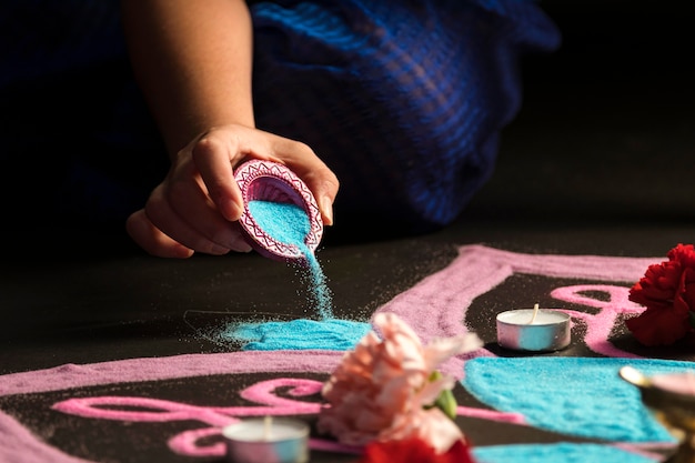 Festival de Diwali da tradição das luzes