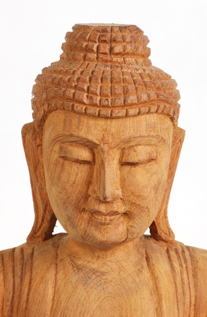 Figura de Buda de perto