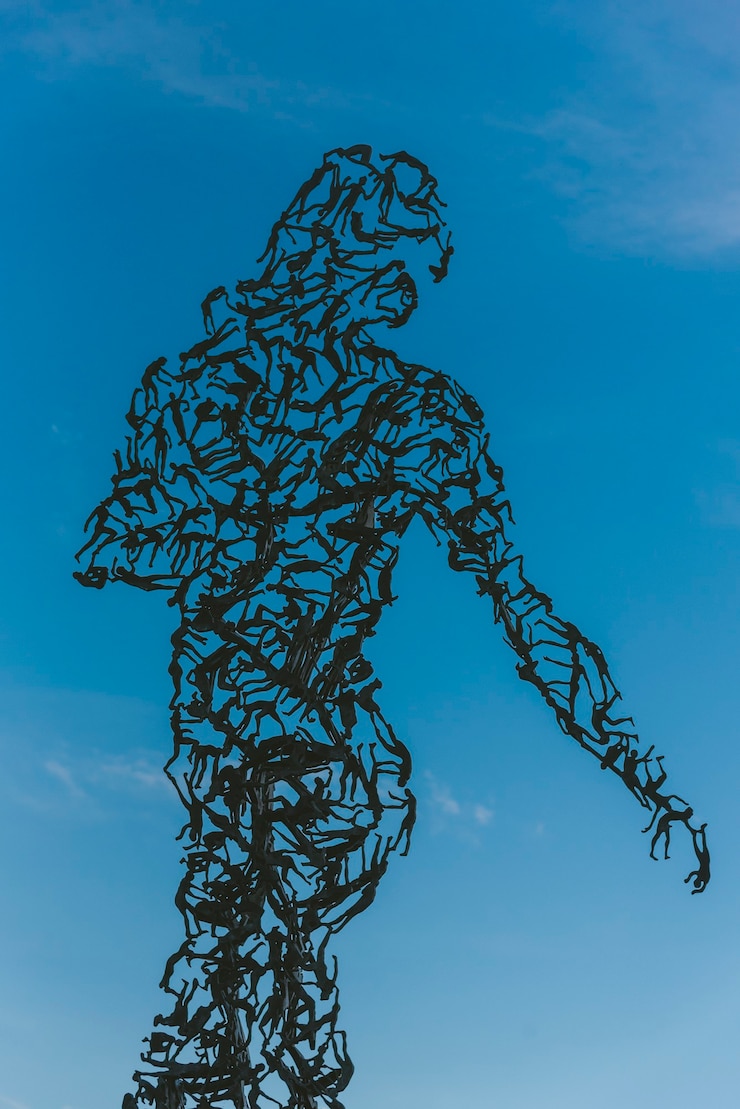 Foto grátis figura humana abstrata