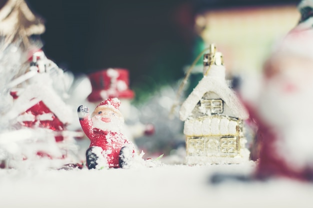 Foto grátis fim da boneca de papai noel