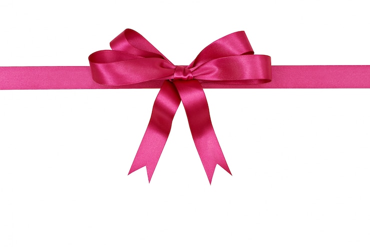Foto grátis fita de presente rosa