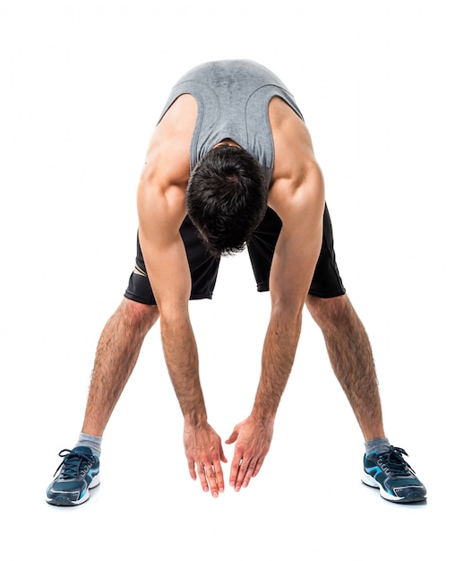 Foto grátis flexibilidade aptidão atleta força muscular