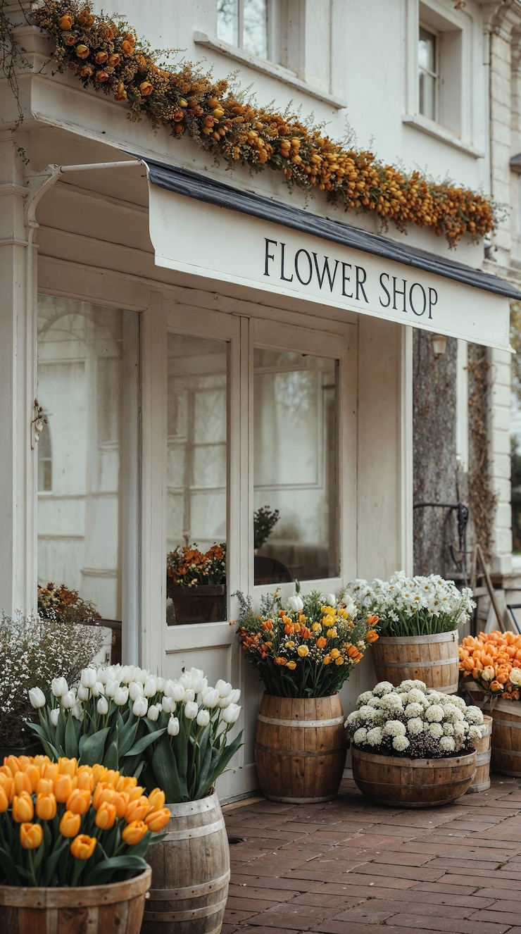 Foto grátis flores do lado de fora da florista