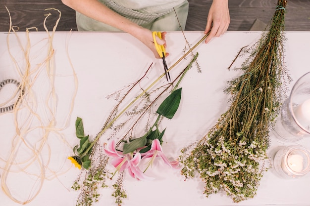 Foto grátis flores para cortar flores para o ramo