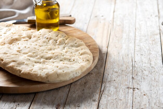 focaccia italiana com alecrim