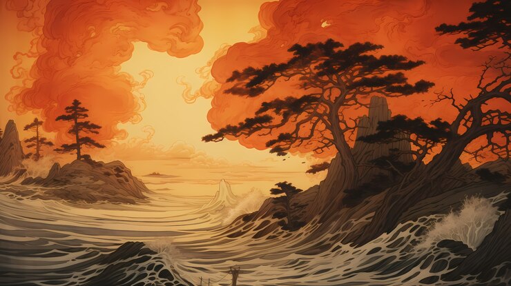 Foto grátis fogo de arte digital