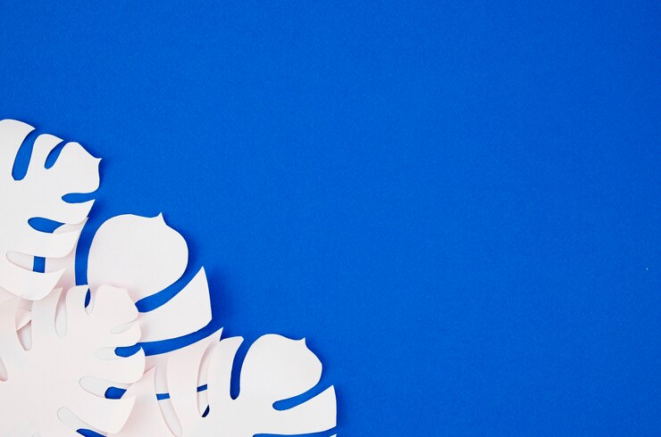 Foto grátis folhagem branca artificial da moldura de estilo de papel
