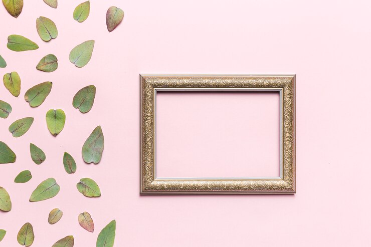 Foto grátis folhas e quadro