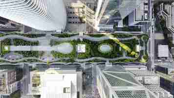 Foto grátis foto aérea do salesforce transit center em san francisco, eua.