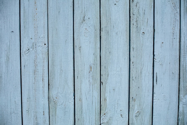 Foto conservada em estoque de um plano de fundo texturizado de madeira pintado de um galpão. Pranchas de madeira azuis claras.