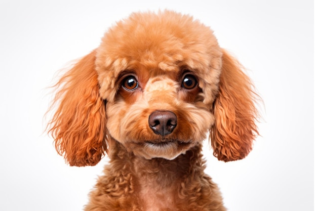 Foto grátis foto de alta resolução de poodle isolada em fundo branco