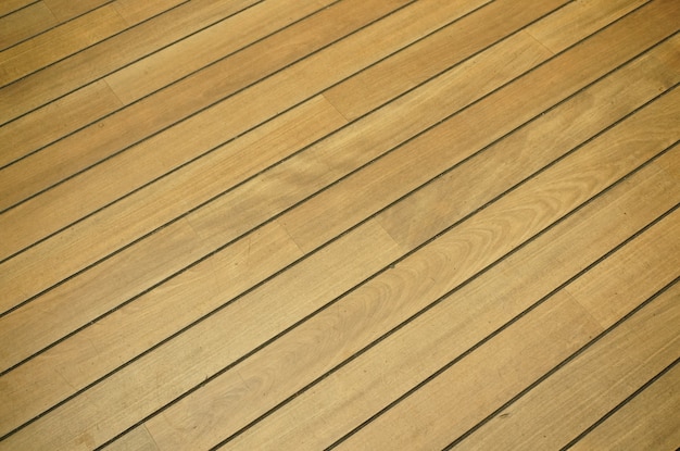 Foto de alto ângulo de um piso de madeira