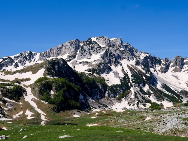 Foto grátis foto incrível da natureza no parque nacional durmitor, montenegro