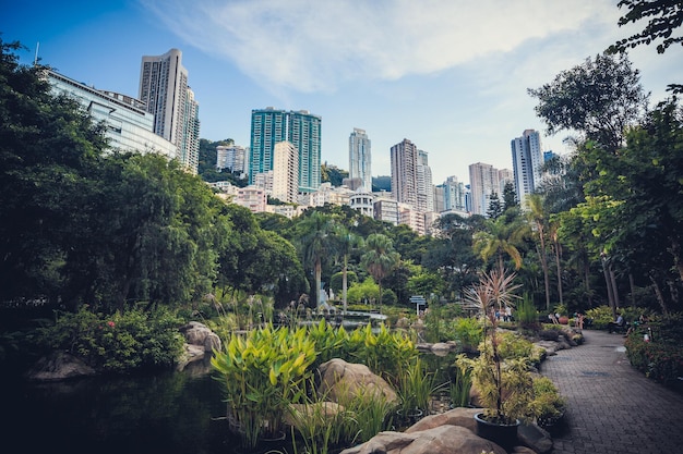 Foto grátis foto panorâmica do templo sik sik yuen wong tai sin em hong kong