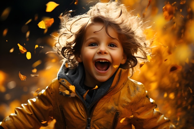 fotografia de outono infantil
