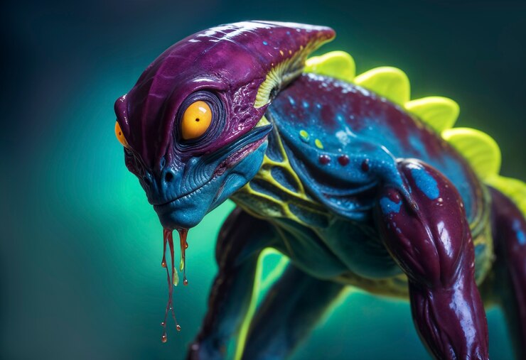 Foto grátis fotografia de um alienígena fantástico