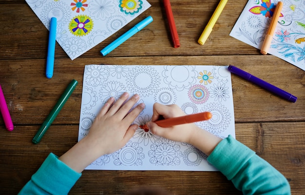 Foto grátis fotos de coloração infantil