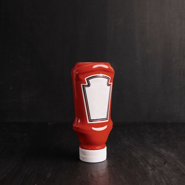 Foto grátis frasco de ketchup