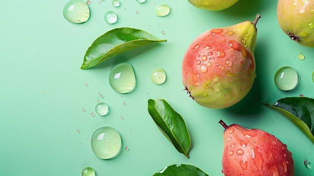 Foto grátis fruta de goiaba, natureza morta