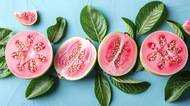 Foto grátis fruta de goiaba, natureza morta