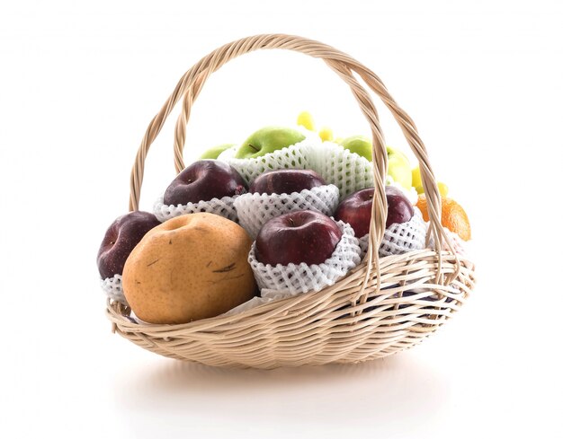 Frutas em uma cesta
