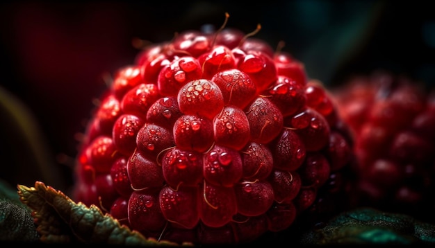 Frutas silvestres suculentas trazem frescor às refeições geradas pela IA