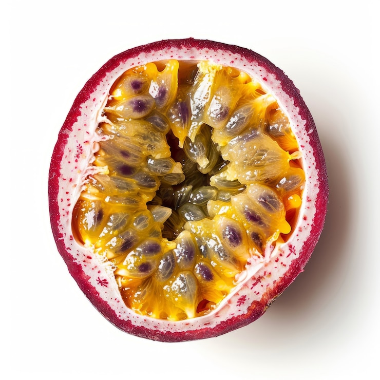 Foto grátis fruto fresco de maracuja também conhecido como fruta da paixão