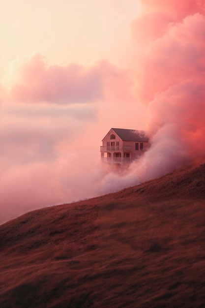 Foto grátis fumaça colorida fotorrealista