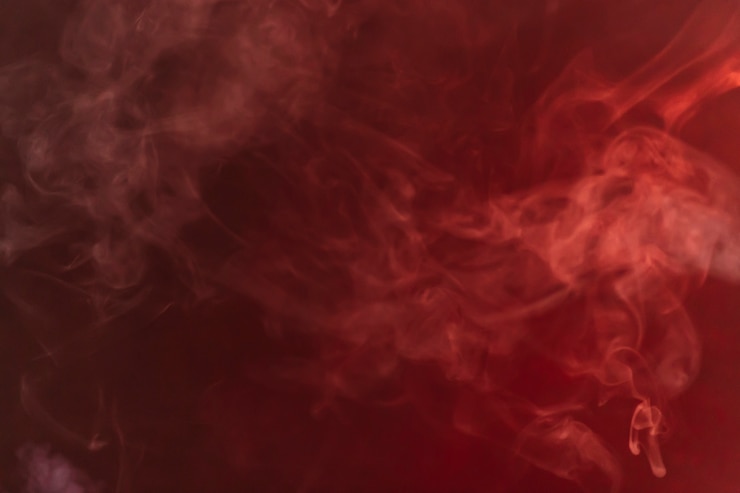 Foto grátis fumaça no vermelho