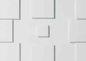 Foto grátis fundo 3d com cubos brancos