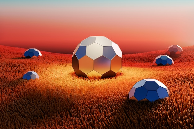 fundo 3D com formas hexagonais e textura