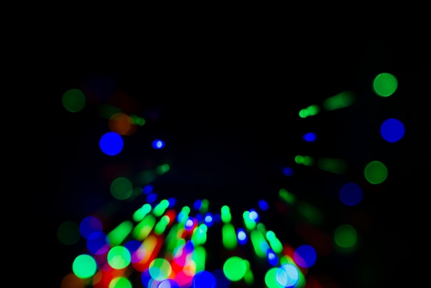 Foto grátis fundo abstrato bokeh com luzes coloridas