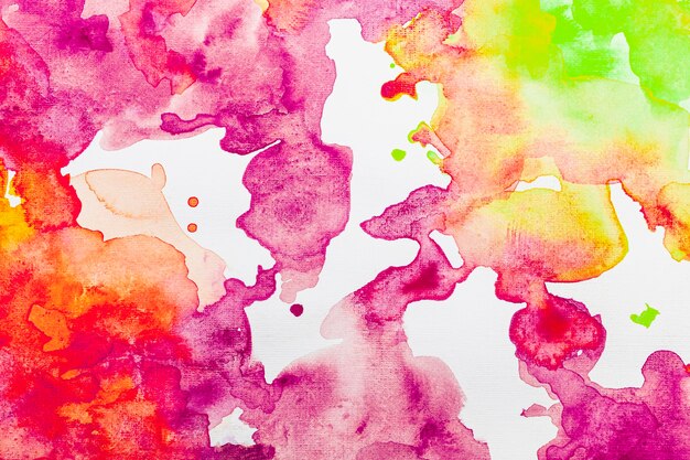 Fundo abstrato com cores quentes em aquarela