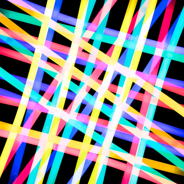 Foto grátis fundo abstrato com luzes coloridas