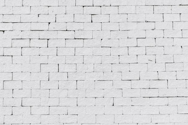 Fundo abstrato da parede de tijolos brancos