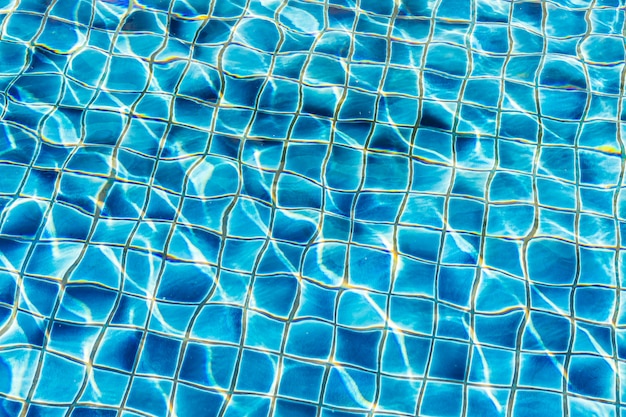 Fundo abstrato da textura da água da piscina de superfície