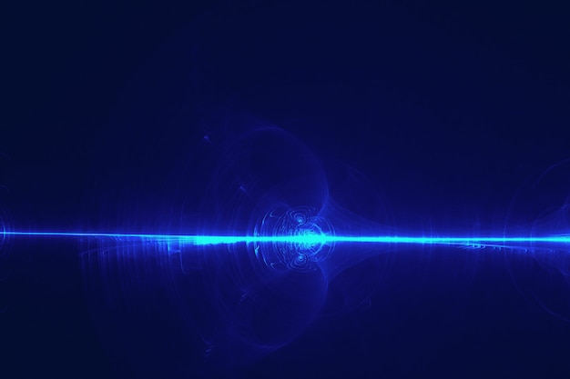 Foto grátis fundo abstrato de raia de luz azul