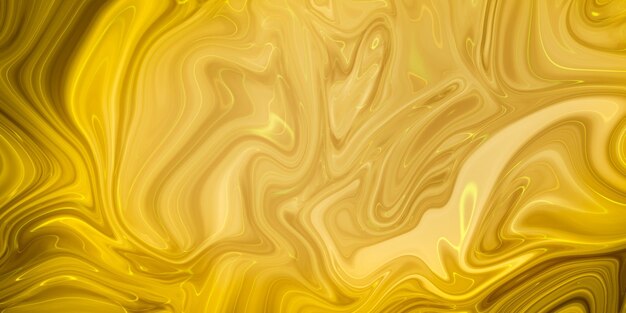 Fundo abstrato de tinta a óleo amarela e dourada Tinta a óleo Tinta a óleo amarela e dourada para fundo Fundo abstrato de textura de padrão de mármore amarelo e dourado