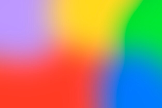 Fundo abstrato gradiente turva com cores primárias vivas