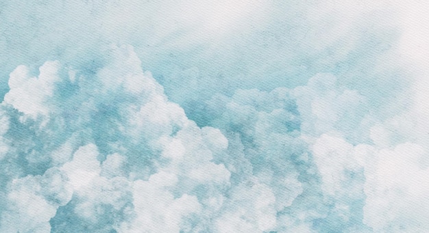 Foto grátis fundo aquarela nublado