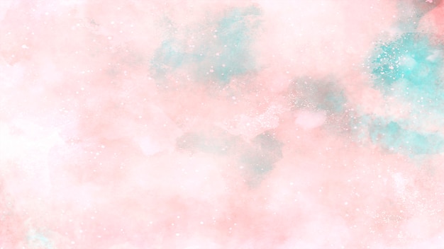 Fundo aquarela rosa e verde