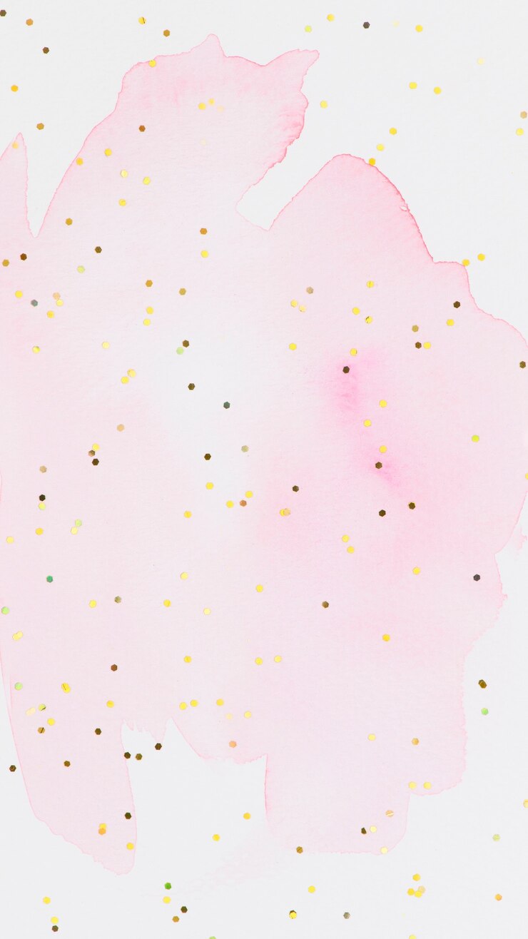 Foto grátis fundo aquarela rosa glitter dourado